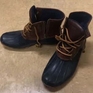 Sperry waterproof rubber boot